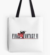 Final Fantasy 6 logo Tote Bag