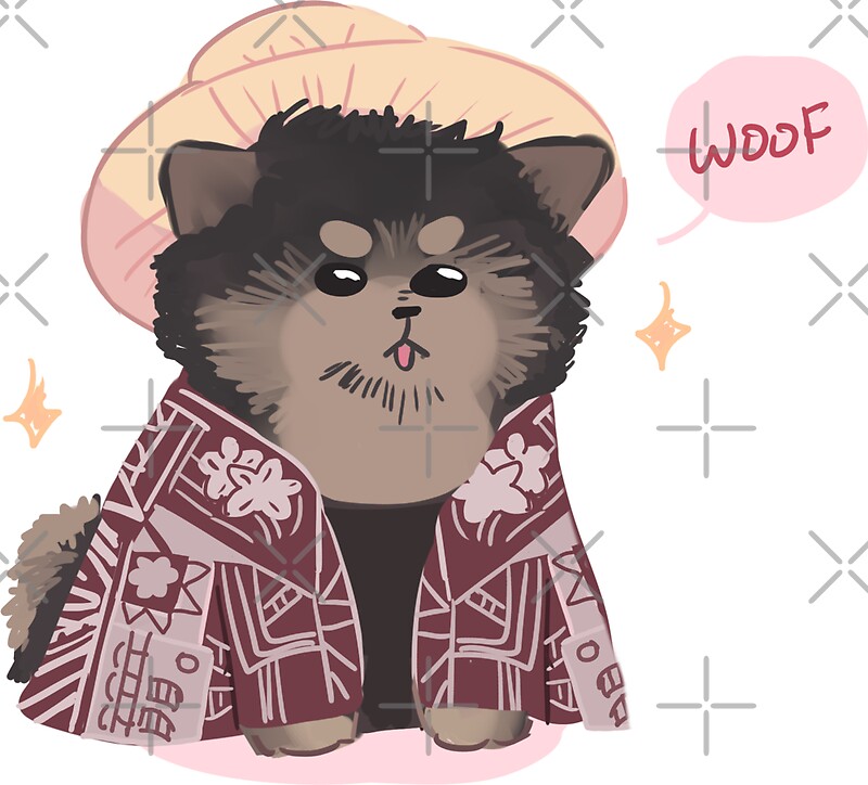 "BTS: YEONTAN IN JK'S HAWAII MEME SHIRT" Stickers by randomsplashes