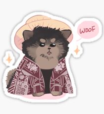 Pegatina BTS: YEONTAN EN LA CAMISA DE HAWAII MEME DE JK