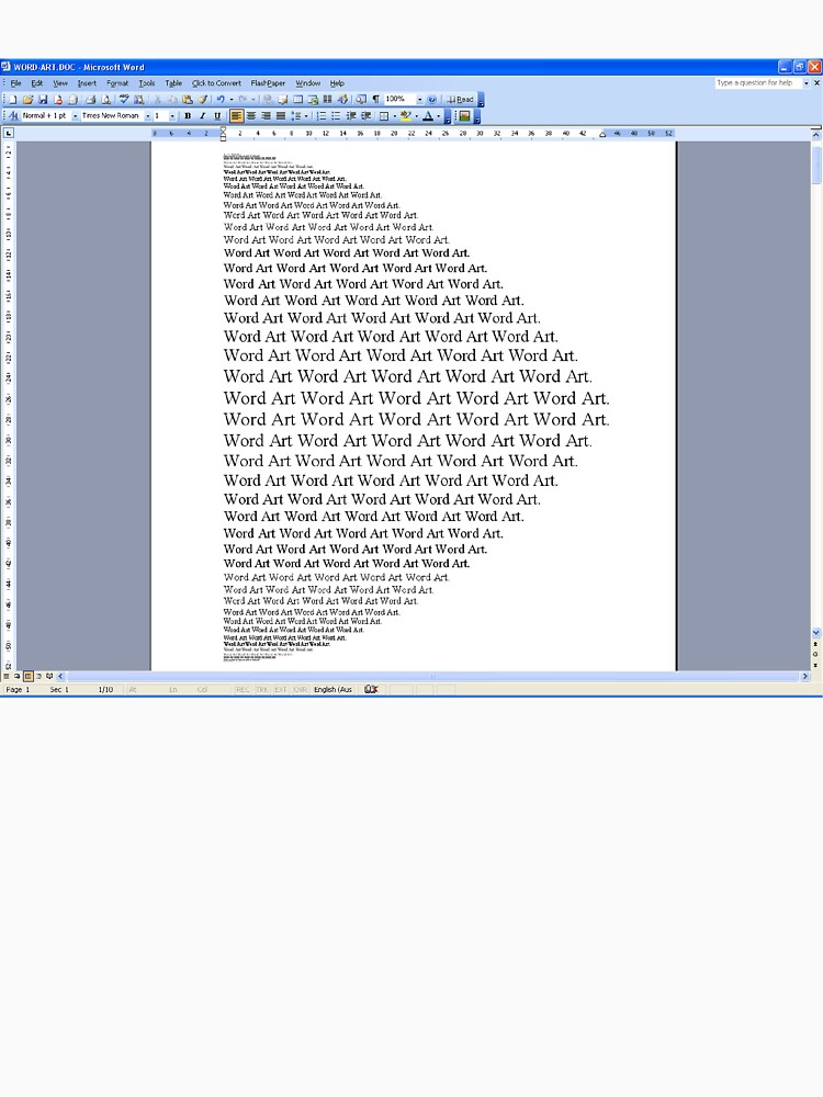 Word Art I by rupertrussell