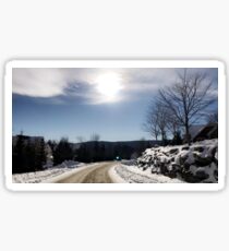 Snow Scene Sticker