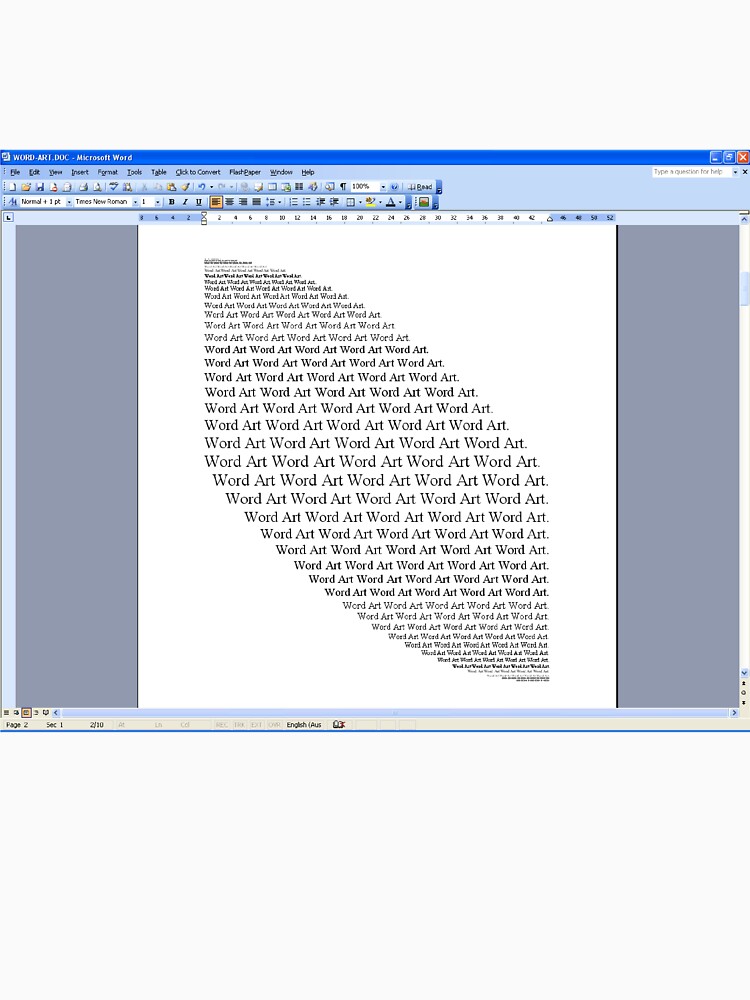 Word Art II by rupertrussell