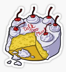 COIN Talk Too Much Cake Sticker