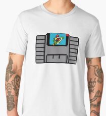Super Nintendo Super Mario World Cartridge Men's Premium T-Shirt