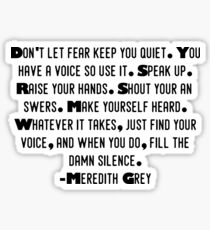Meredith Grey Sticker