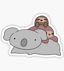 Koala and Sloths Sticker