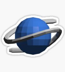 Sega Saturn Low-Poly Sticker