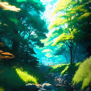 Artwork thumbnail, Forest stream by Brian Vegas by BrianVegas