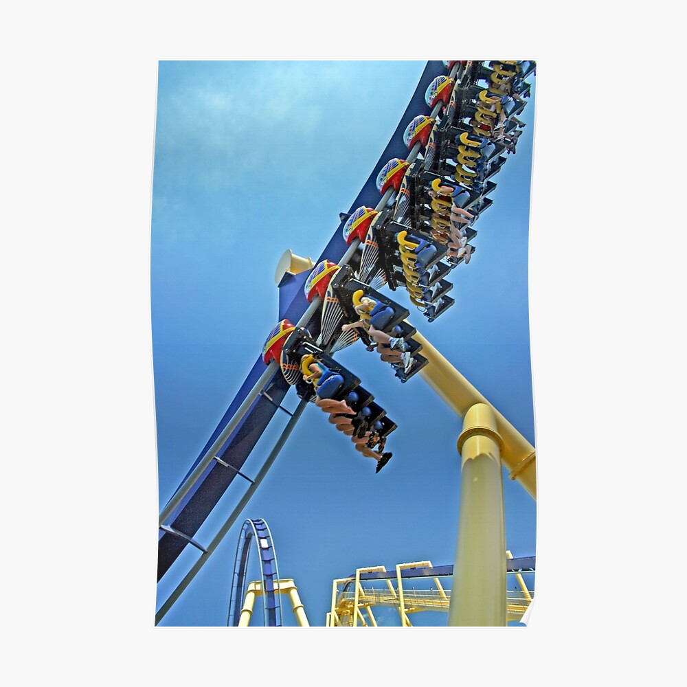 "Roller Coaster" Poster by quackersnaps Redbubble
