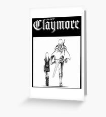 Claymore Greeting Card