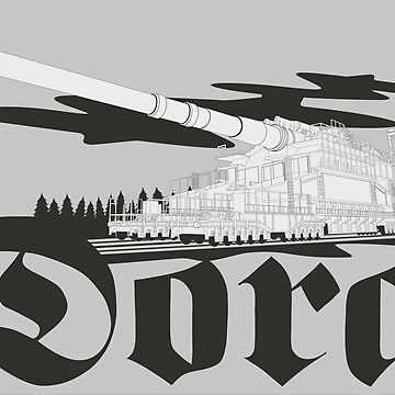 German super-heavy railway gun Dora (Schwerer Gustav) | Poster