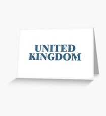 United Kingdom Greeting Card