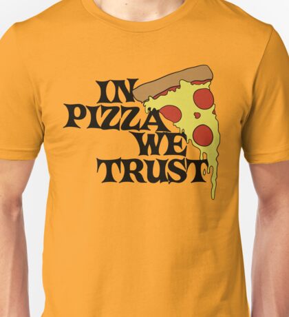 target shirt in pizza we trust