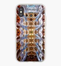 Ceiling of La Sagrada Familia, Barcelona iPhone Case