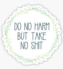 Tu keinen grünen Kranz Sticker