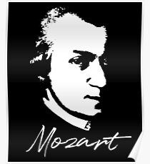 Póster Wolfgang Amadeus Mozart Portrait Compositor clásico