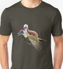 Flying Woodpecker Weasel Knievel Meme Slim Fit T-Shirt