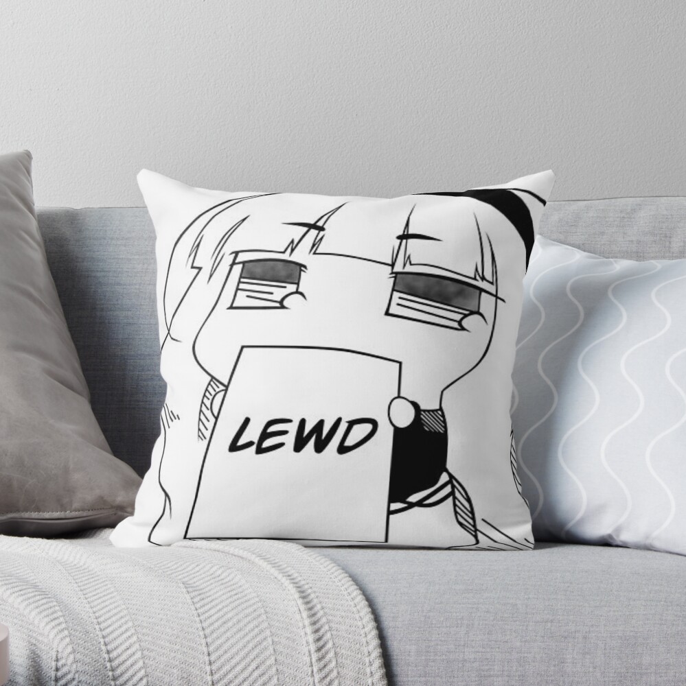 lewd anime pillow