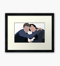 Sherlock Holmes and John Watson Bachelor Party Framed Print