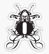 Typography Bug Sticker