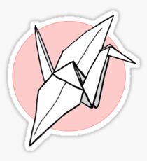 Origami-Kranich Sticker