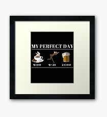 Photography Photographer My perfect Day Photograph Gift Framed Print