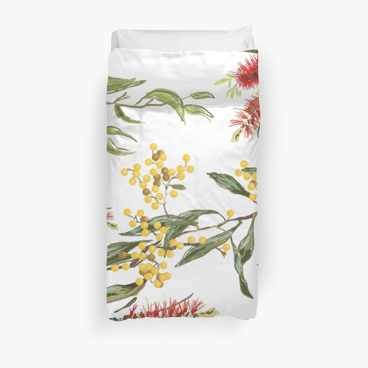 Australian Flowers Duvet Cover By Duiganmussared Redbubble