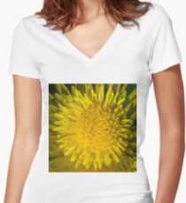 Dandelion Women's Fitted V-Neck T-Shirt