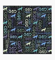 German Shepherd Dog - GSD Photographic Print