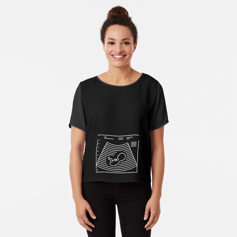 "UltraSound Fetus Scan Baby Maternity Pregnancy TShirt" Tshirt by CroDesign Redbubble