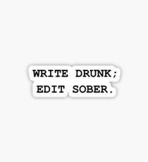 Edit Sober Sticker