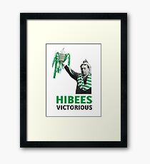 Hibs Scottish Cup Framed Print