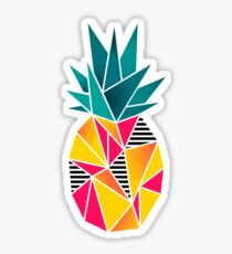 90er Jahre Polygon Ananas Sticker