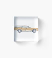 Station Wagon Acrylic Block