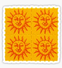 Orange Sunshine Sticker