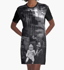 ROSEMARIE - black Graphic T-Shirt Dress
