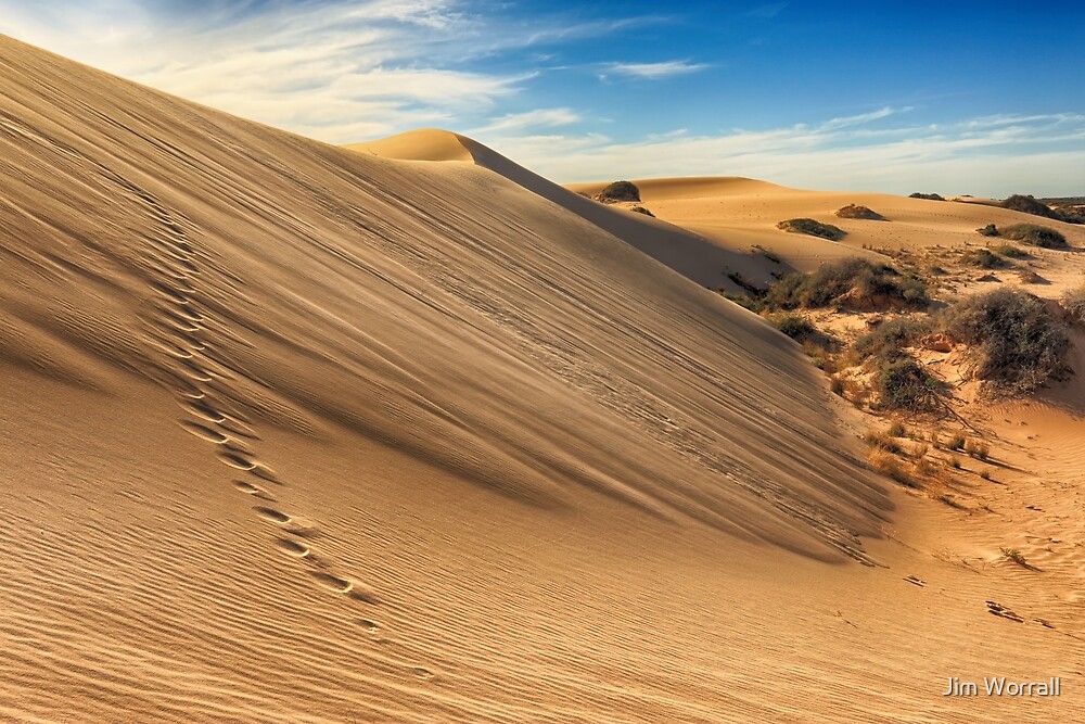 Sand Dunes of Mungo by Jim Worrall