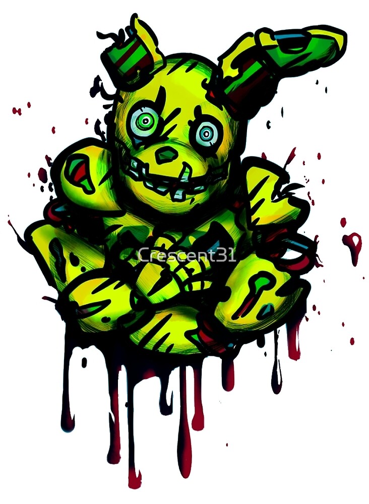 Springtrap Five Nights At Freddys By Crescent31 Redbubble