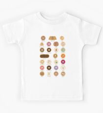 Donut-Alphabet-Hemd Kinder T-Shirt