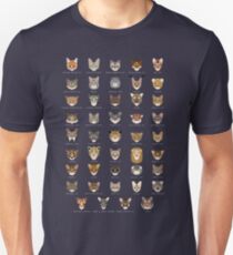 Cat Species Shirt Slim Fit T-Shirt