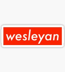 wesleyan Sticker