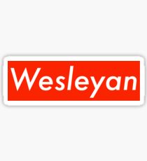 wesleyan Sticker