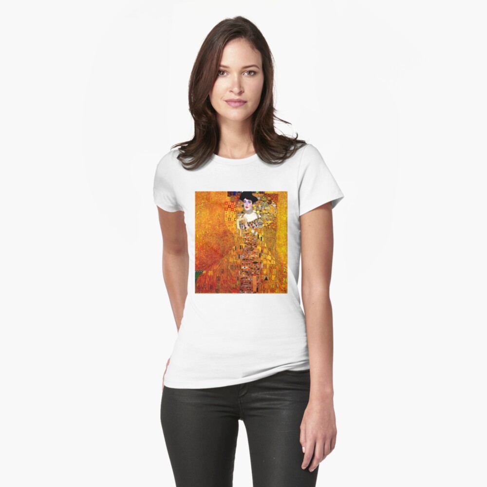 "LADY IN GOLD : Gustav Klimt 1912 High Definition Painting Print" T-shirt by posterbobs | Redbubble