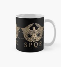 Taza clásica SPQR- Escudo Estándar del Imperio Romano