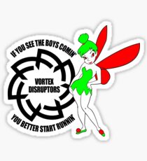 Tink - RL Grime Vortex Disruptors Logo/Pin-up (Black Logo) Sticker