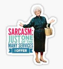 Golden Girls Sarcasm Sticker