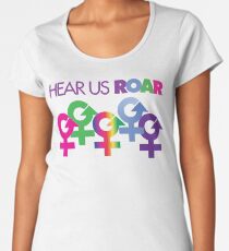 Hear Us ROAR - Women's March Alliance Women's Premium T-Shirt