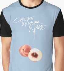 Call Me By Your Name - Dripping Peach Graphic T-Shirt