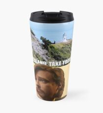 Taza de viaje Take Your Mum Flight Conchords