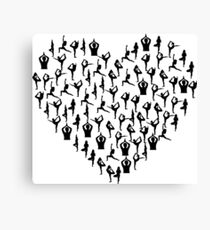 Yoga Love Canvas Print